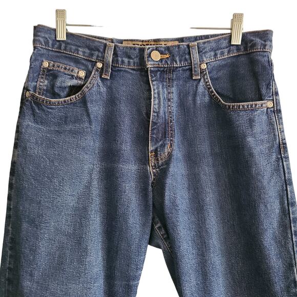 EDWIN JEANS Wide Leg Crop 100% Cotton Jeans‎ ED-866 5415 Women’s 30* - Picture 3 of 11